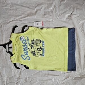 365 kids Boys Size Four, Two Pack Tank Tops New